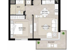 1 bedroom